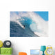 USA, Hawaii Islands, Maui, Surfer On Huge Wave Wall Mural