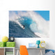 USA, Hawaii Islands, Maui, Surfer On Huge Wave Wall Mural