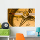 Old Style Brass Compass Closeup Wall Mural