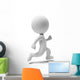 3D Small People-run Wall Decal