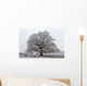 chêne noir et blanc Wall Mural