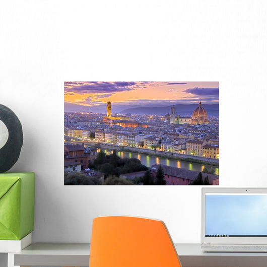 Sunset in Florence Wall Mural
