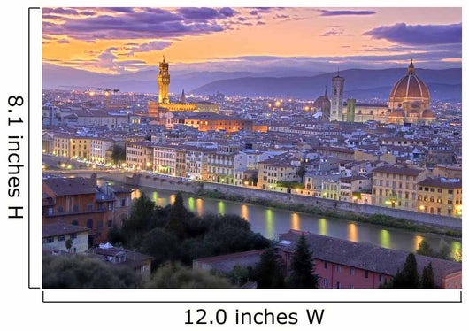 Sunset in Florence Wall Mural