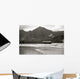 Hawaii, Kauai, Hanalei Bay And Pier At Sunset, Black And White Wall Mural