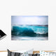 Hawaii, Oahu, Beautiful Wave Breaking Wall Mural