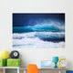 Hawaii, Oahu, Beautiful Wave Breaking Wall Mural