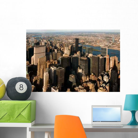 From Top Empire State Wall Decal