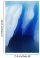 USA, Alaska, Iceberg detail Wall Mural