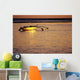 Hawaii, Outrigger Canoe In Ocean At Sunset, Dramatic Reflections Wall Mural