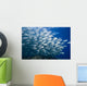 Malaysia, Schooling Bigeye Jack Fish Wall Mural