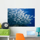 Malaysia, Schooling Bigeye Jack Fish Wall Mural