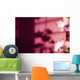 Hawaii, Kauai, White Orchid With Pink Lighting Wall Mural