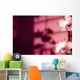 Hawaii, Kauai, White Orchid With Pink Lighting Wall Mural