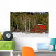 Winter Barn Wall Decal