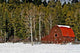 Winter Barn Wall Decal