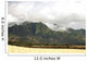 Hawaii, Oahu, Waianae, West Oahu, The Kaala Mountain Range Wall Mural