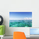 Hawaii, Oahu, View Of Tranquil Ocean With Blue Water Wall Mural