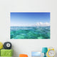 Hawaii, Oahu, View Of Tranquil Ocean With Blue Water Wall Mural