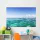 Hawaii, Oahu, View Of Tranquil Ocean With Blue Water Wall Mural