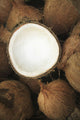 Hawaii, Oahu, A Coconut In Halves, White Meaty Fruit Wall Mural