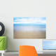 Hawaii, Oahu, Beautiful Seascape Of The Ocean And Sand Wall Mural