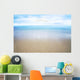 Hawaii, Oahu, Beautiful Seascape Of The Ocean And Sand Wall Mural