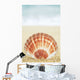 Hawaii, Oahu, Brown And White Clam Shell On Sand Wall Mural