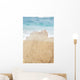 Hawaii, Oahu, Turquoise Ocean With Beautiful Coral Element On The Sand Wall Mural