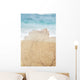 Hawaii, Oahu, Turquoise Ocean With Beautiful Coral Element On The Sand Wall Mural