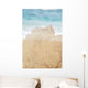 Hawaii, Oahu, Turquoise Ocean With Beautiful Coral Element On The Sand Wall Mural