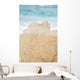 Hawaii, Oahu, Turquoise Ocean With Beautiful Coral Element On The Sand Wall Mural