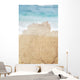 Hawaii, Oahu, Turquoise Ocean With Beautiful Coral Element On The Sand Wall Mural