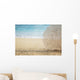 Hawaii, Oahu, Turquoise Ocean With Beautiful Coral Element On The Sand Wall Mural