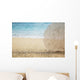 Hawaii, Oahu, Turquoise Ocean With Beautiful Coral Element On The Sand Wall Mural