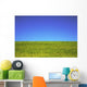 Hawaii, Oahu, Beautiful Landscape Of Green Grass And A Blue Sky Wall Mural