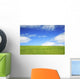 Hawaii, Oahu, Beautiful Landscape Of Green Grass And A Blue Sky Wall Mural
