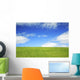 Hawaii, Oahu, Beautiful Landscape Of Green Grass And A Blue Sky Wall Mural