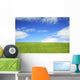 Hawaii, Oahu, Beautiful Landscape Of Green Grass And A Blue Sky Wall Mural