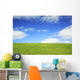 Hawaii, Oahu, Beautiful Landscape Of Green Grass And A Blue Sky Wall Mural