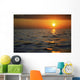 Hawaii, Oahu, Beautiful Sunset Over The Ocean Wall Mural
