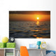 Hawaii, Oahu, Beautiful Sunset Over The Ocean Wall Mural