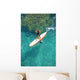 Hawaii, Maui, Olowalu, Stand Up Paddling Wall Mural