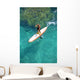 Hawaii, Maui, Olowalu, Stand Up Paddling Wall Mural