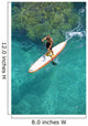 Hawaii, Maui, Olowalu, Stand Up Paddling Wall Mural