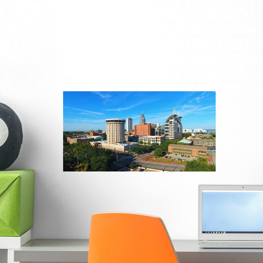 Clear Autumn Day Downtown Wall Decal