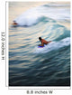Hawaii, Oahu, Surfer Riding A Wave Wall Mural