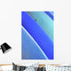 Hawaii, Oahu, Pattern Shot Of Blue Kayaks Stacked On Each Other Wall Mural