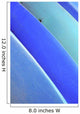Hawaii, Oahu, Pattern Shot Of Blue Kayaks Stacked On Each Other Wall Mural