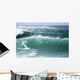 Hawaii, Oahu, Beautiful Set Of Waves Wall Mural
