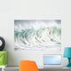 Hawaii, Oahu, Beautiful Wave Breaking Wall Mural